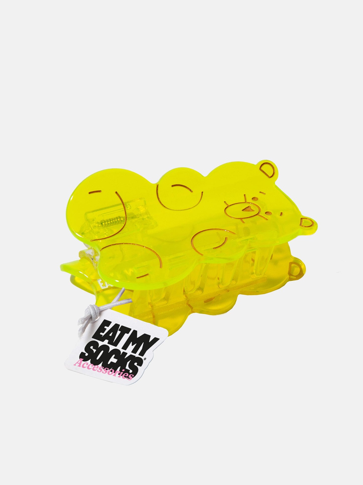 Yellow Gummy Bear Hair Claw