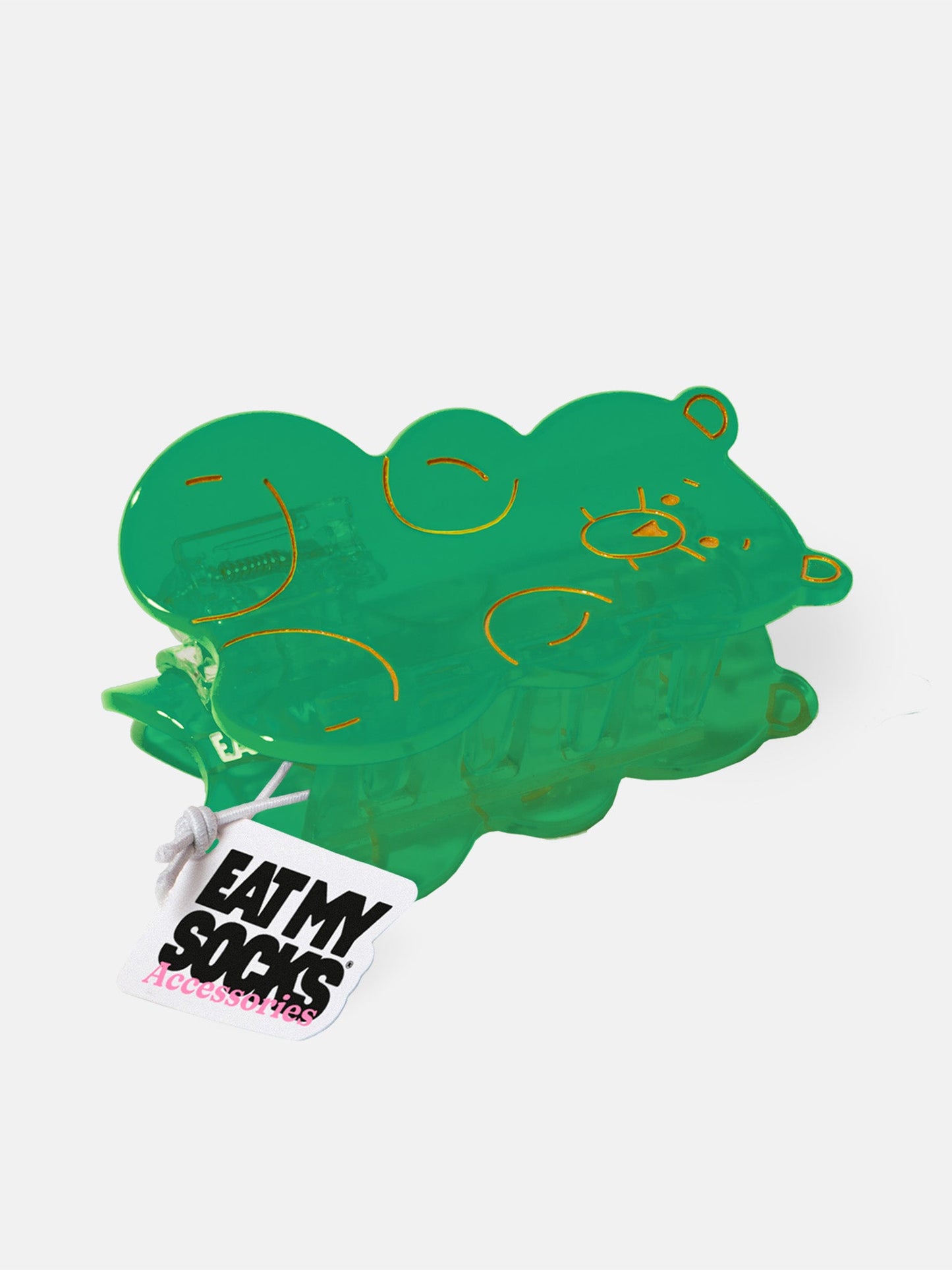 Green Gummy Bear Hair Claw