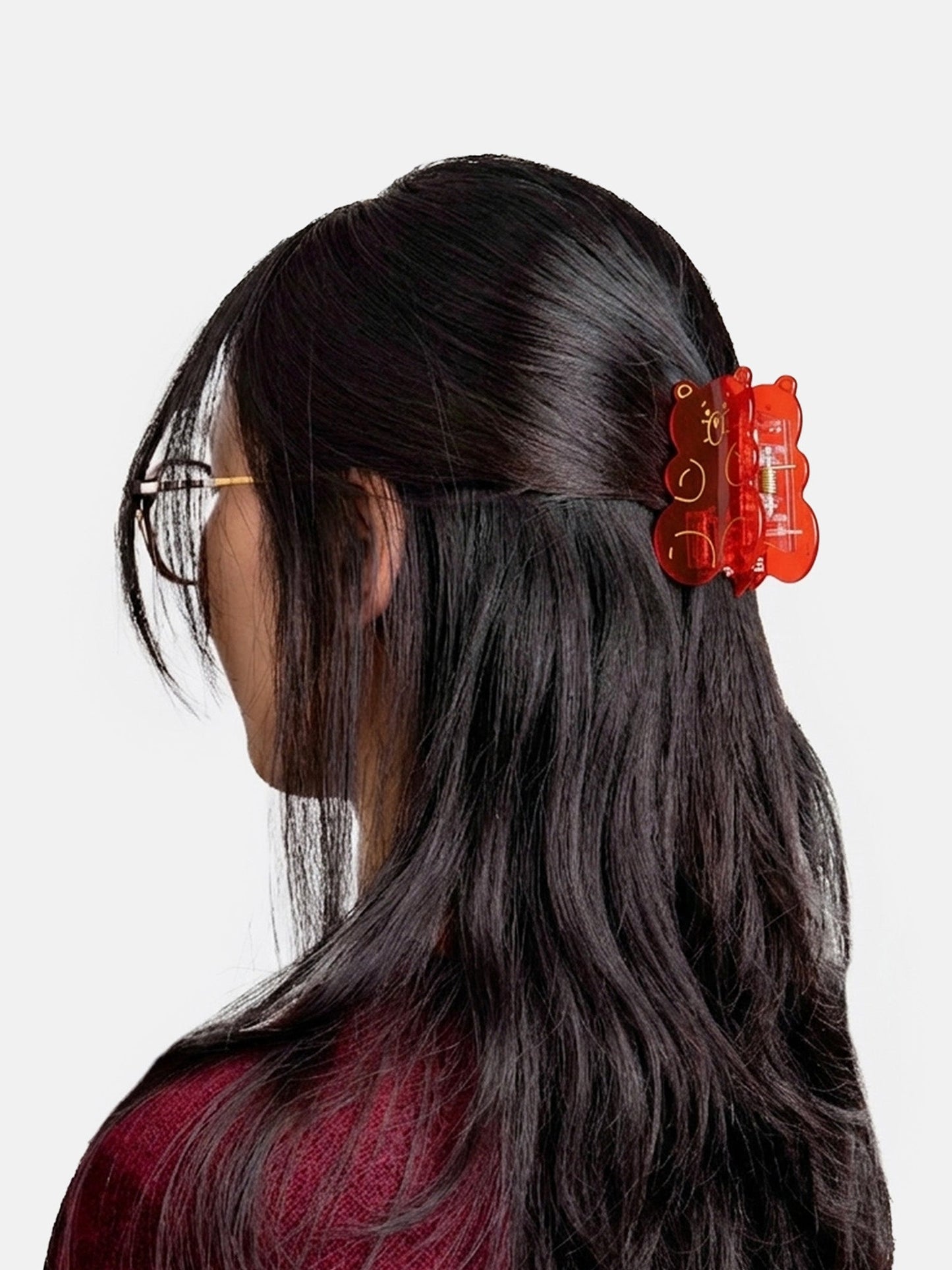 Red Gummy Bear Hair Claw