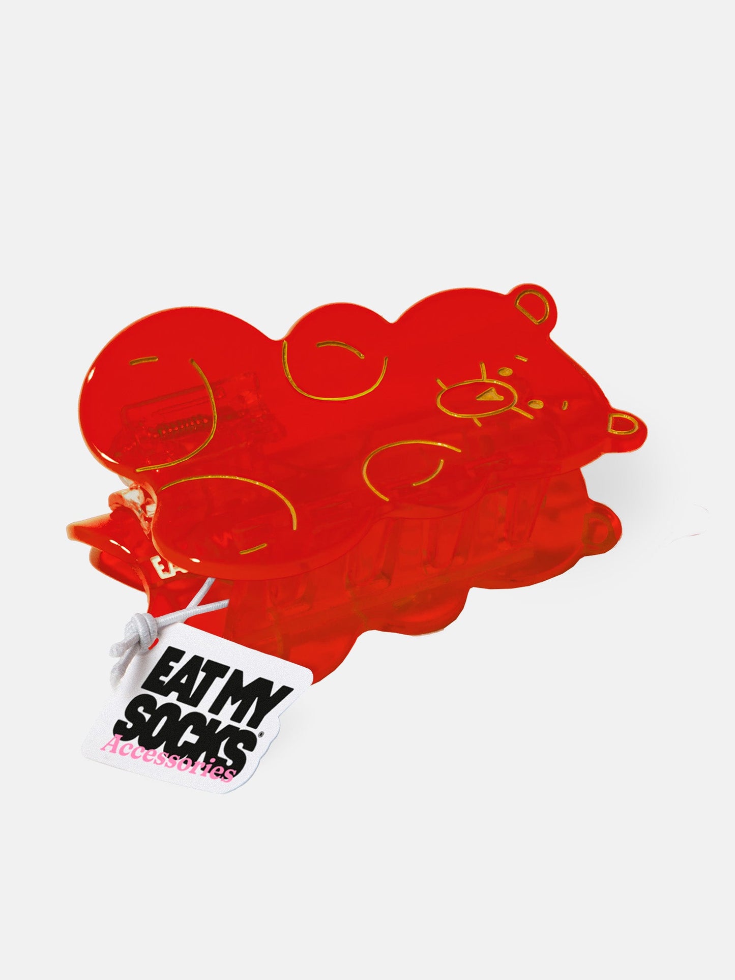 Red Gummy Bear Hair Claw