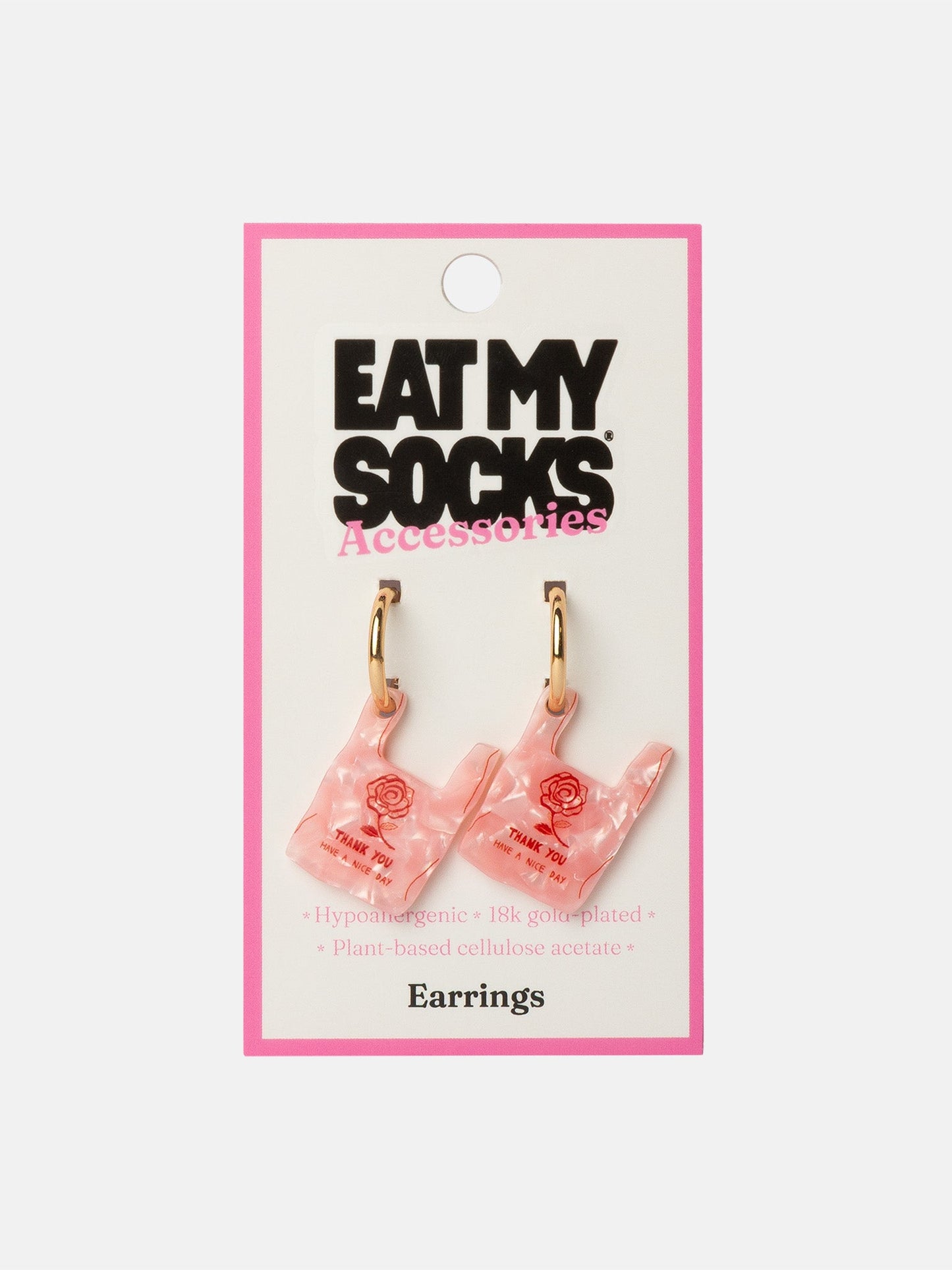 Thank You Bag Earrings