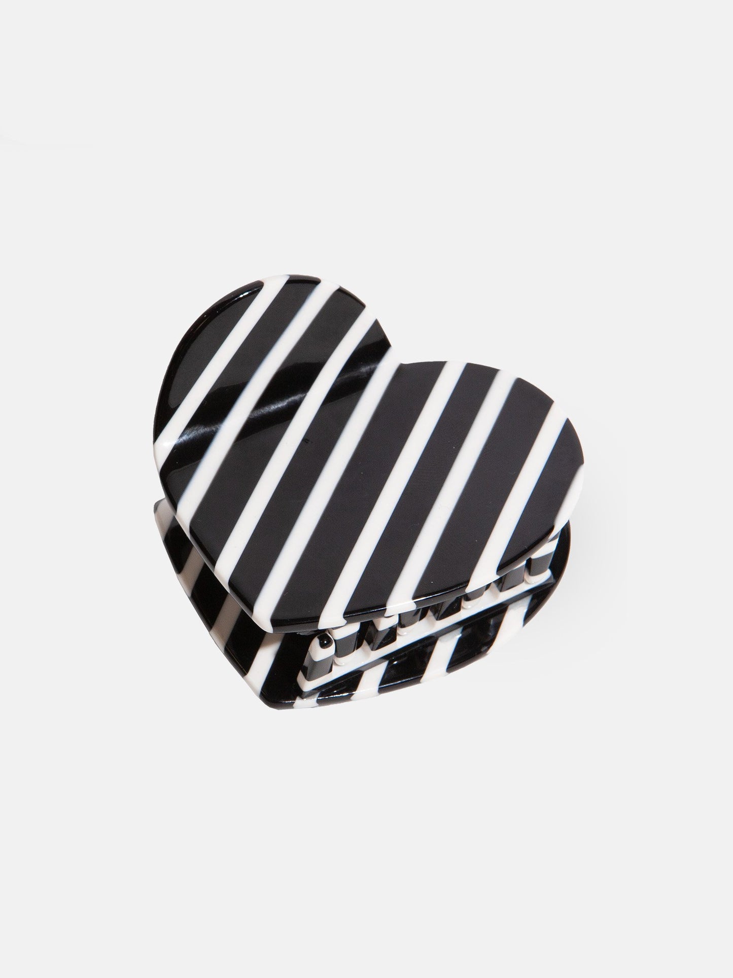 Heart Hair Claw Stripes
