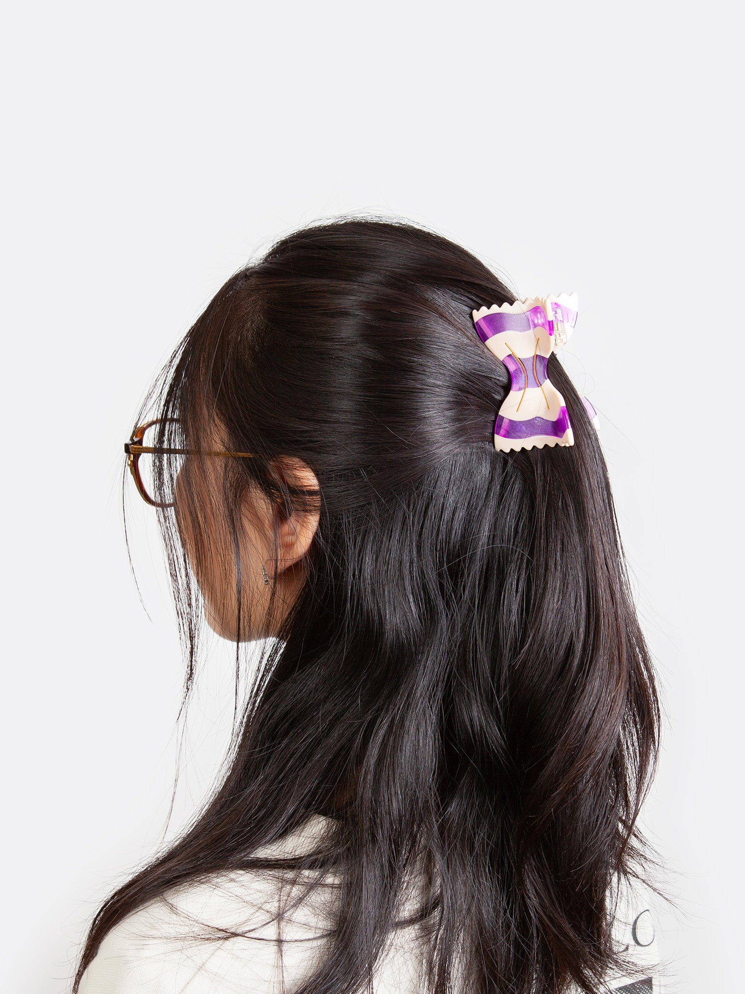 Farfalle Purple Hair Claw
