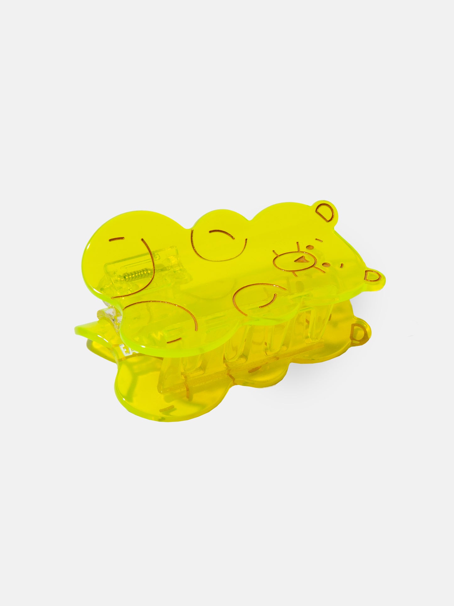 Yellow Gummy Bear Hair Claw