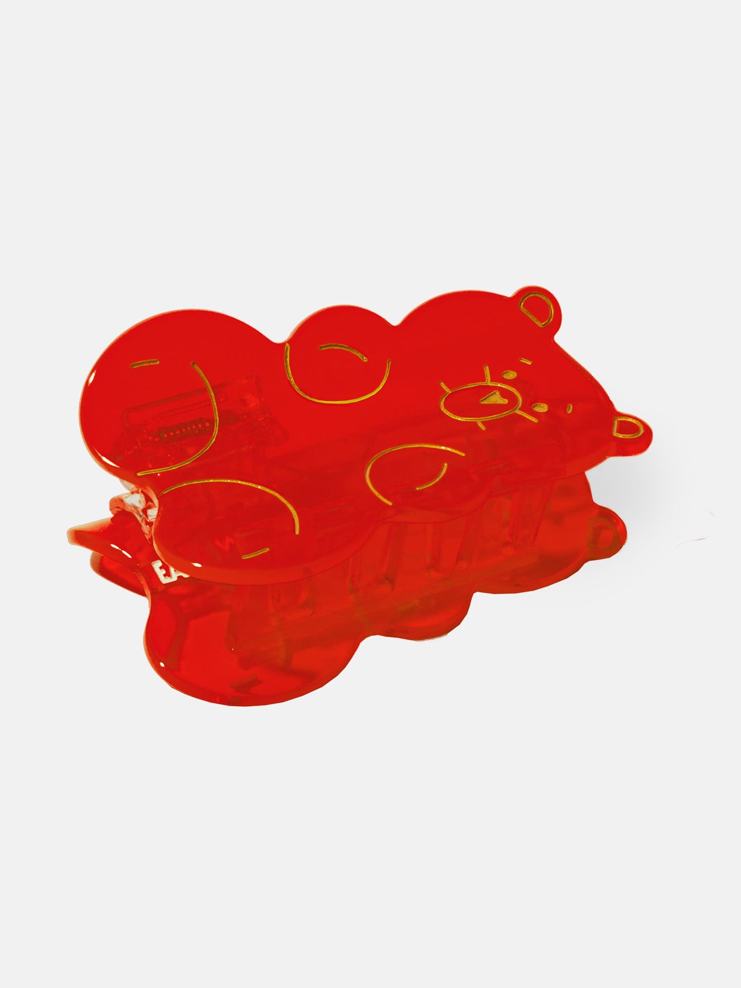 Red Gummy Bear Hair Claw