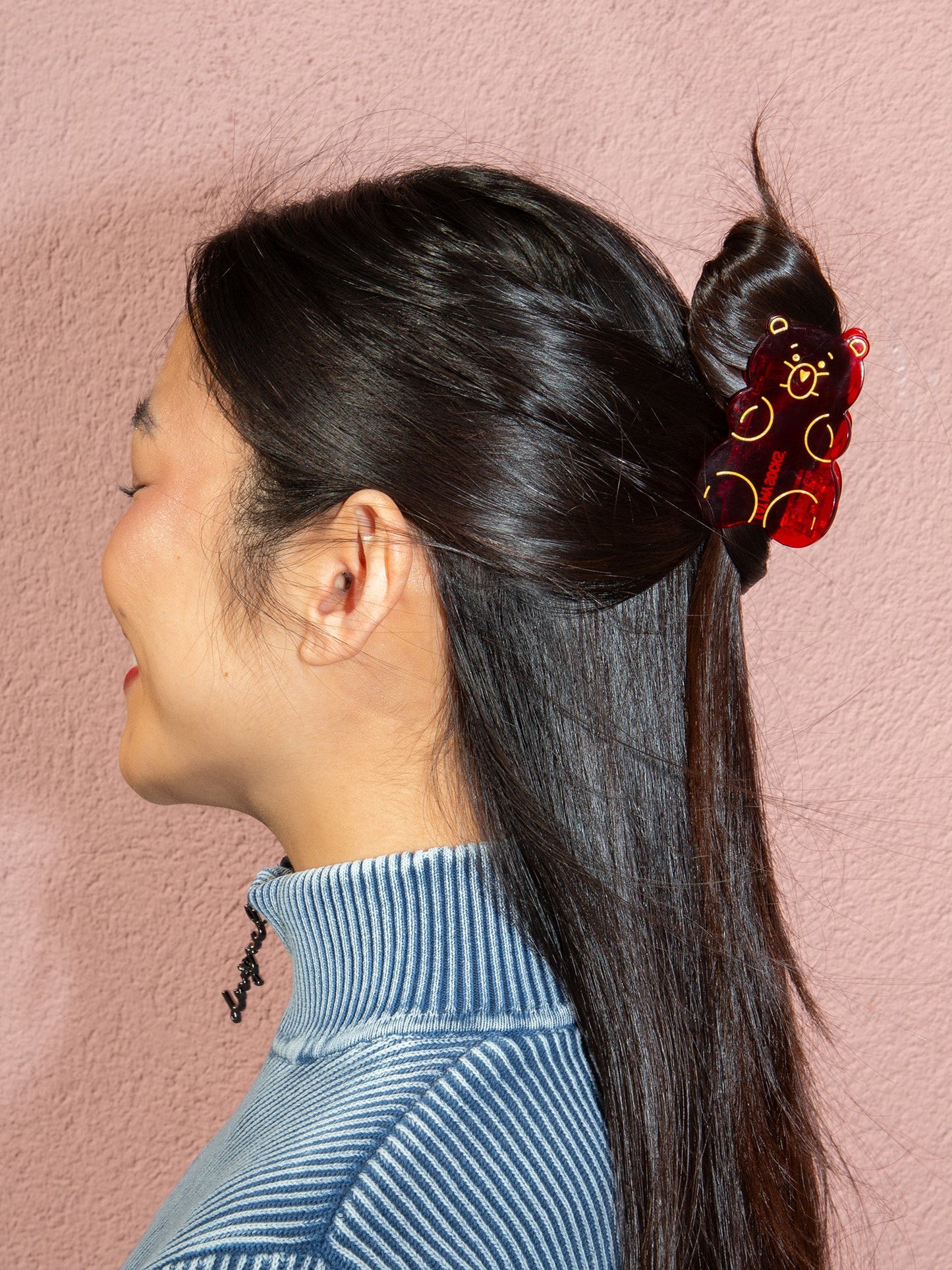 Red Gummy Bear Hair Claw