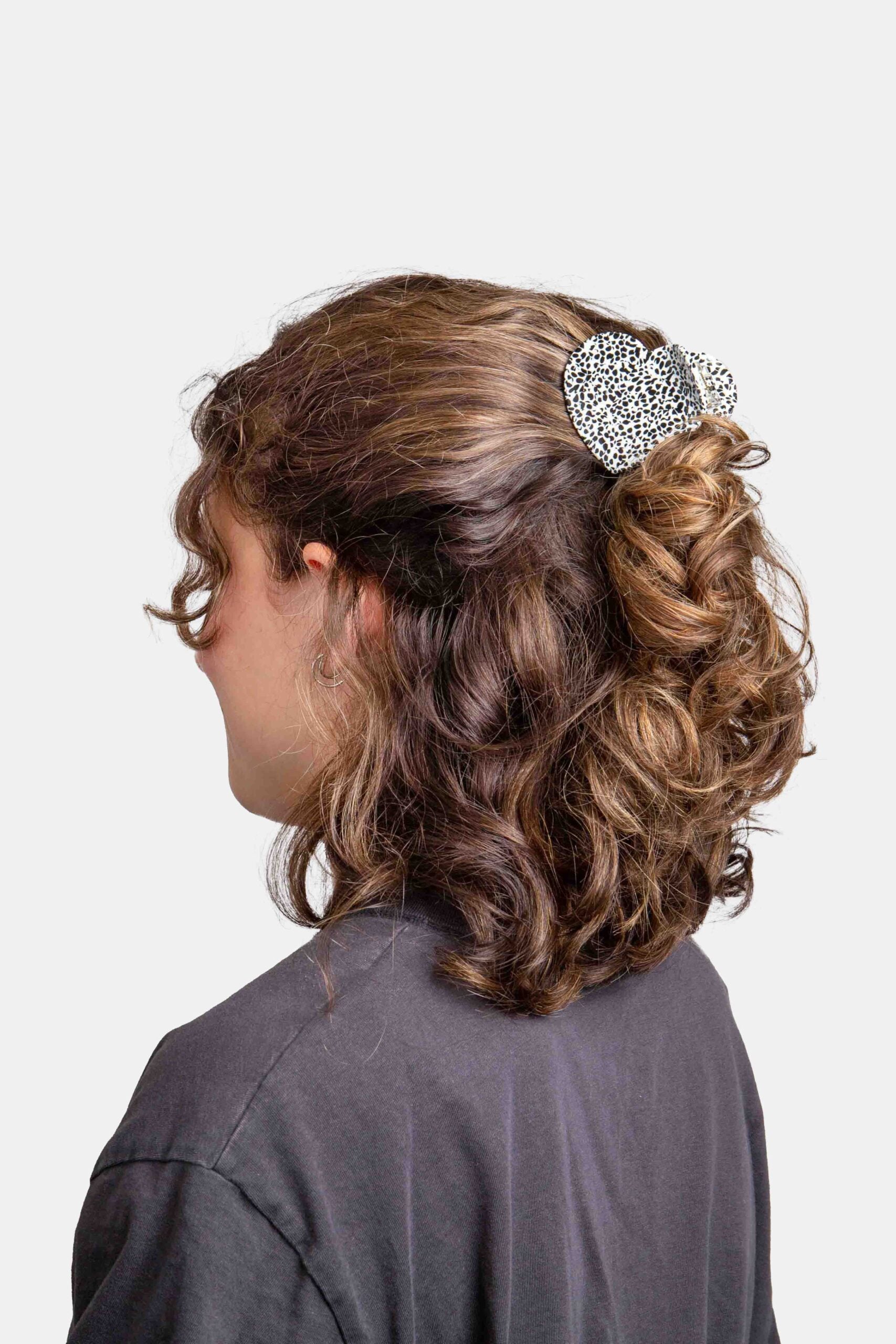 Heart Hair Claw Dots