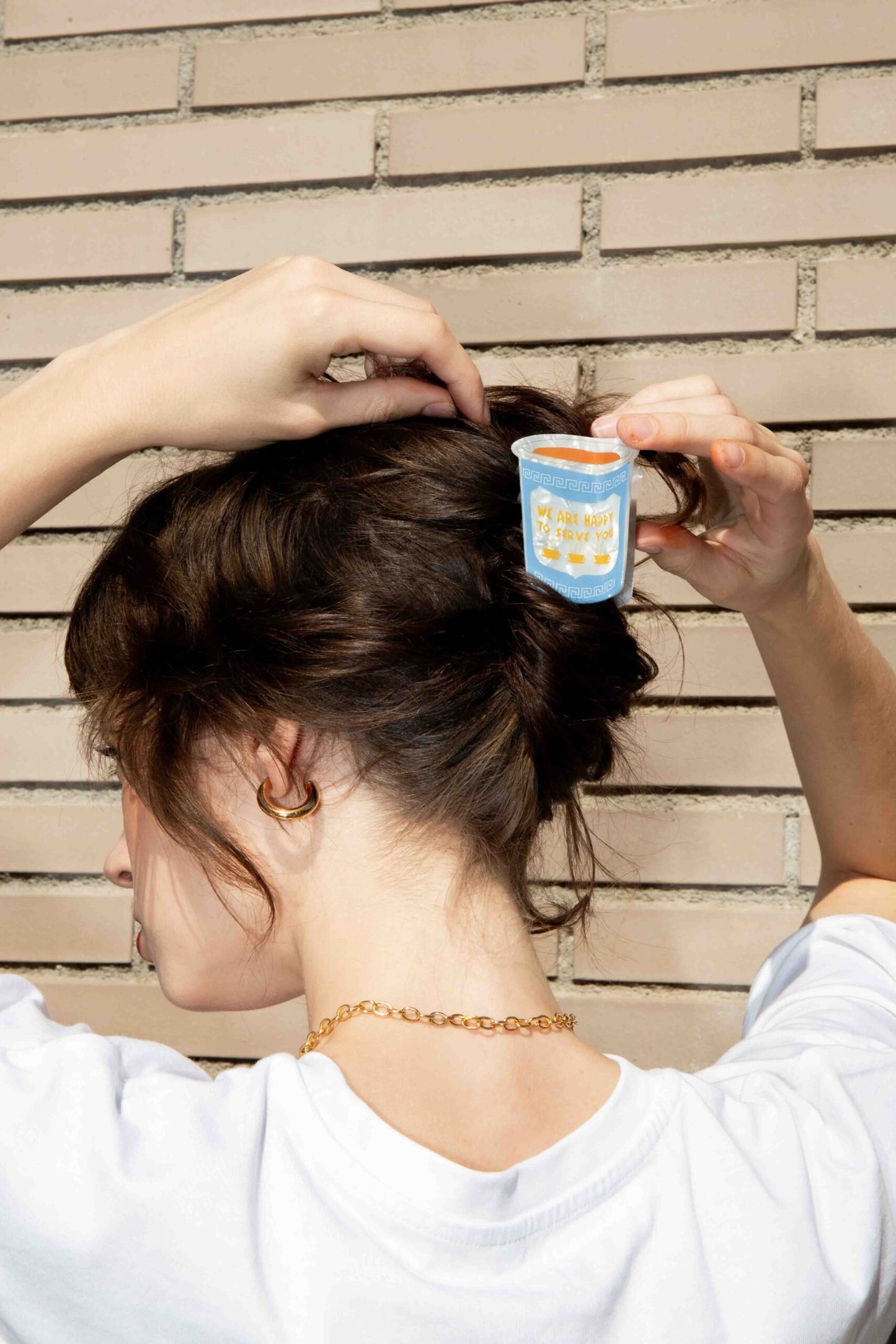 Happy To Serve You Hair Claw