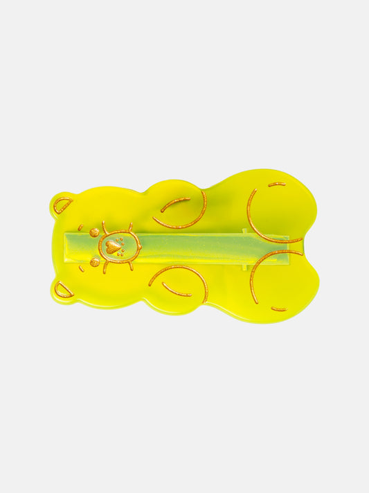 Yellow Gummy Bear Hair Clip