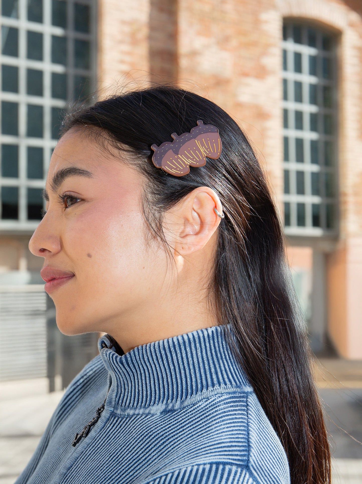Hazelnut Hair Clip