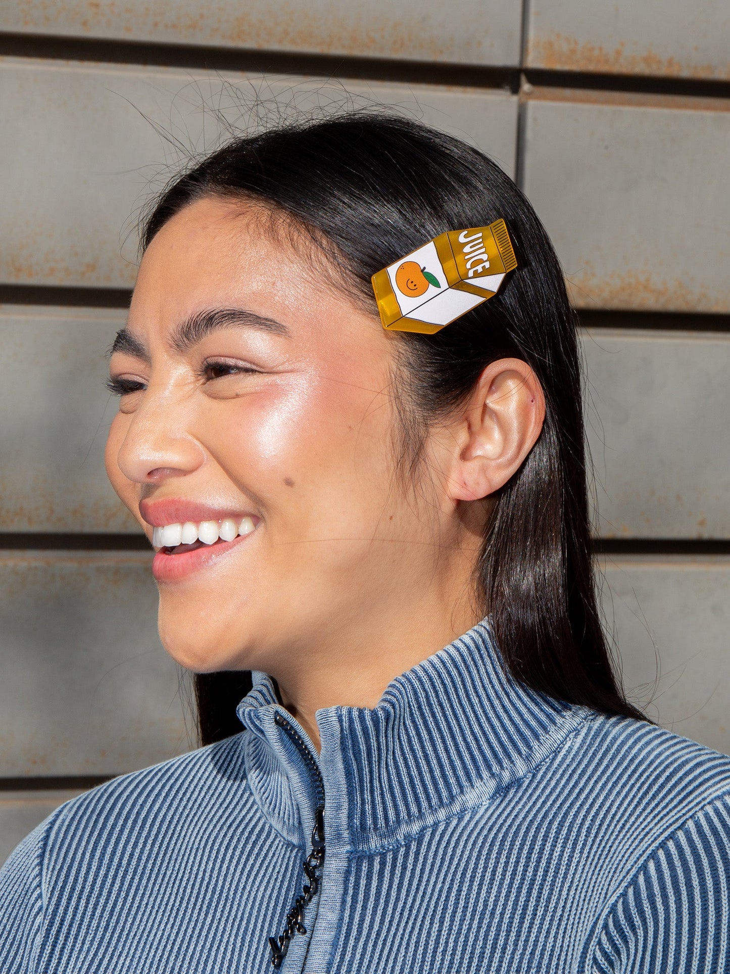 Orange Juice Hair Clip