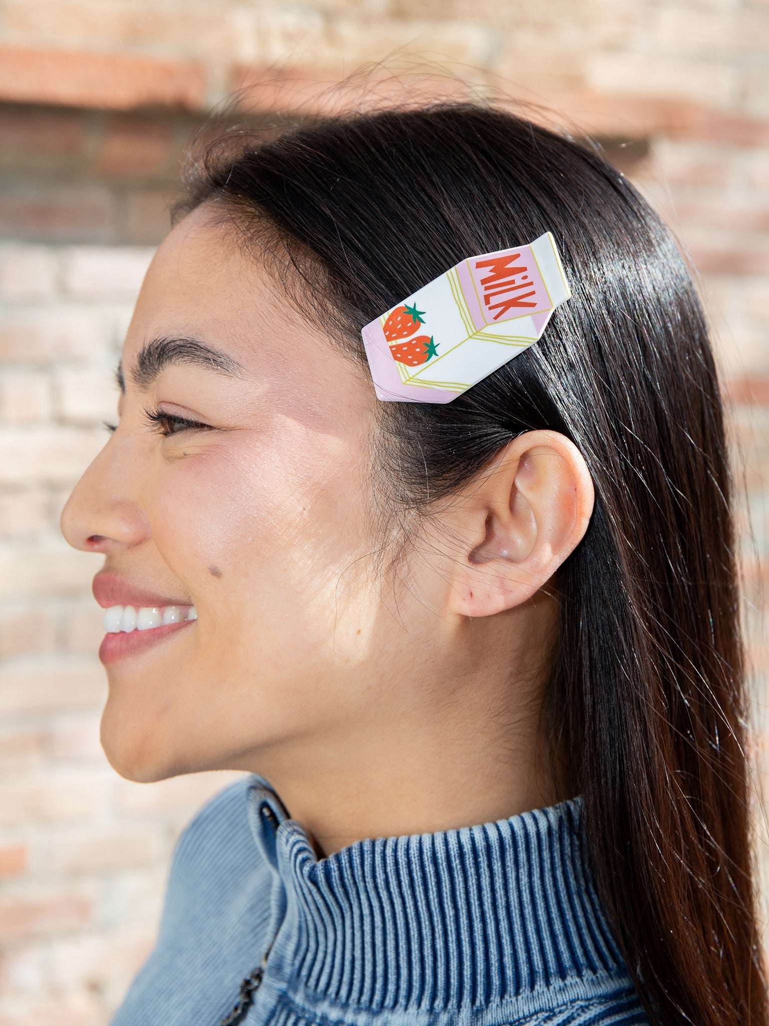 Strawberry Milk Hair Clip