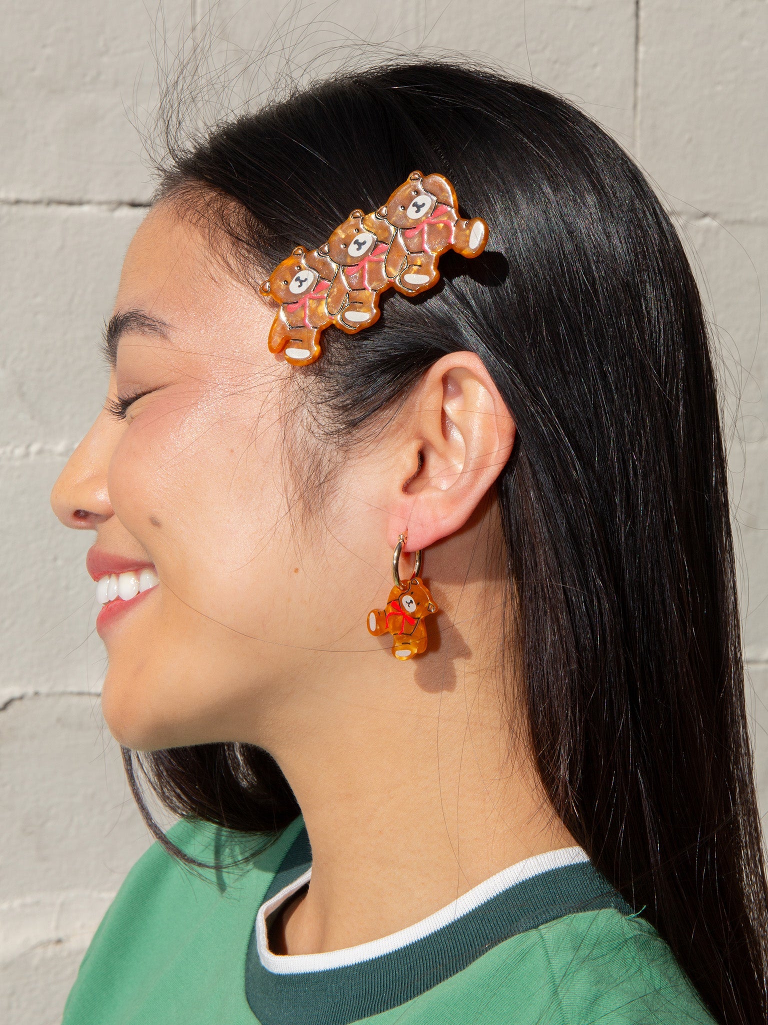 Teddy Bear Hair Clip