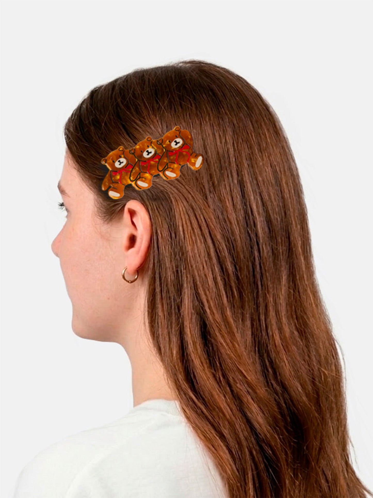 Teddy Bear Hair Clip