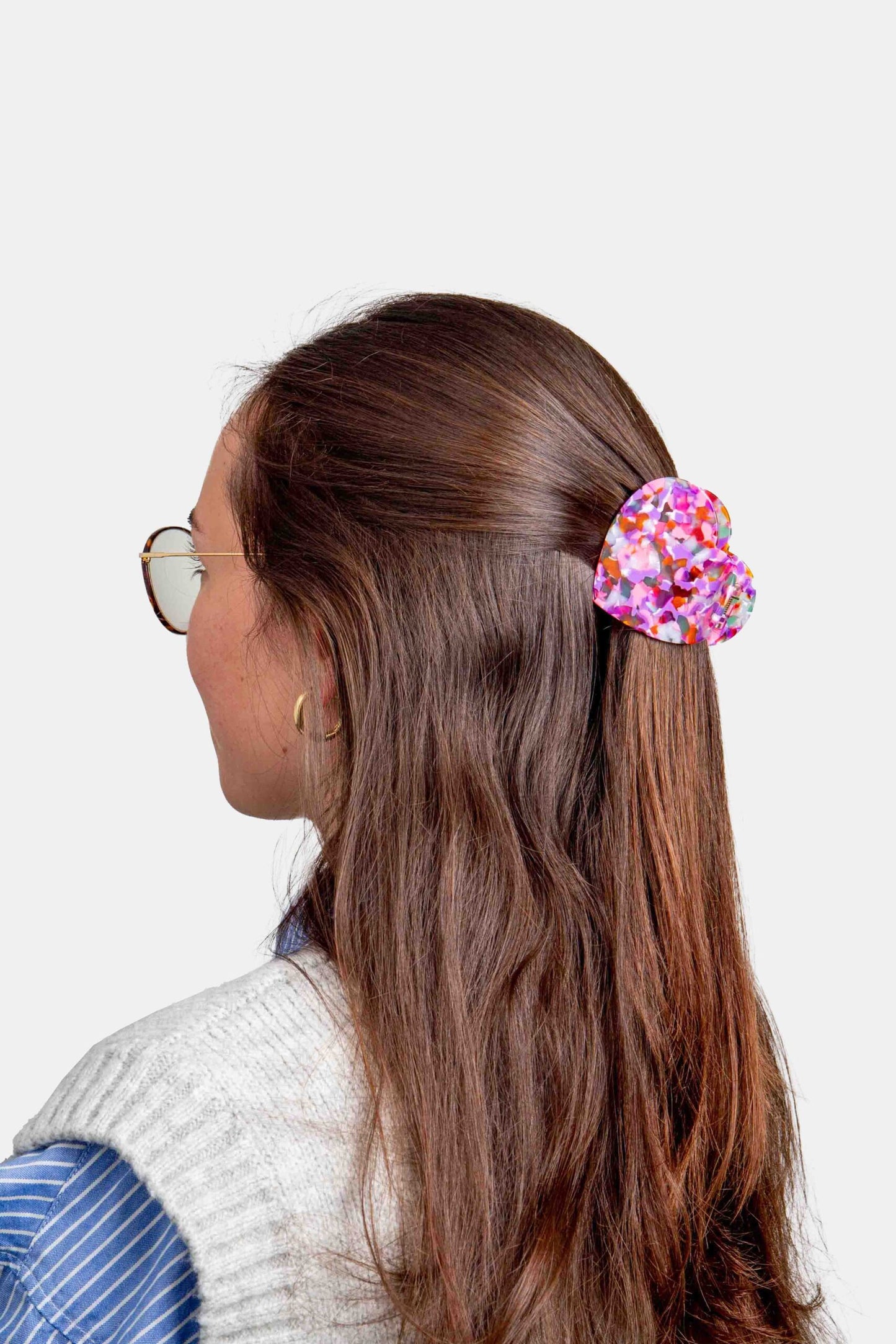 Heart Hair Claw Multicolor