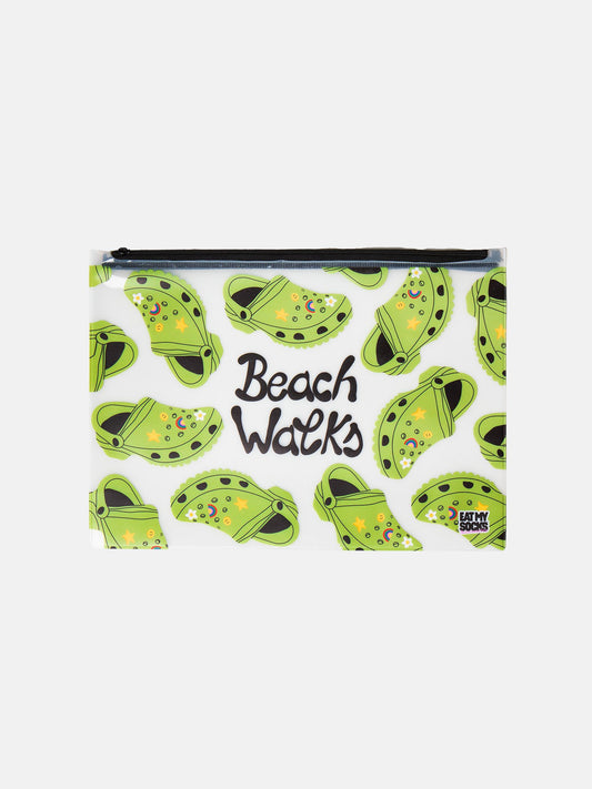 Beach Walks Zip Bag