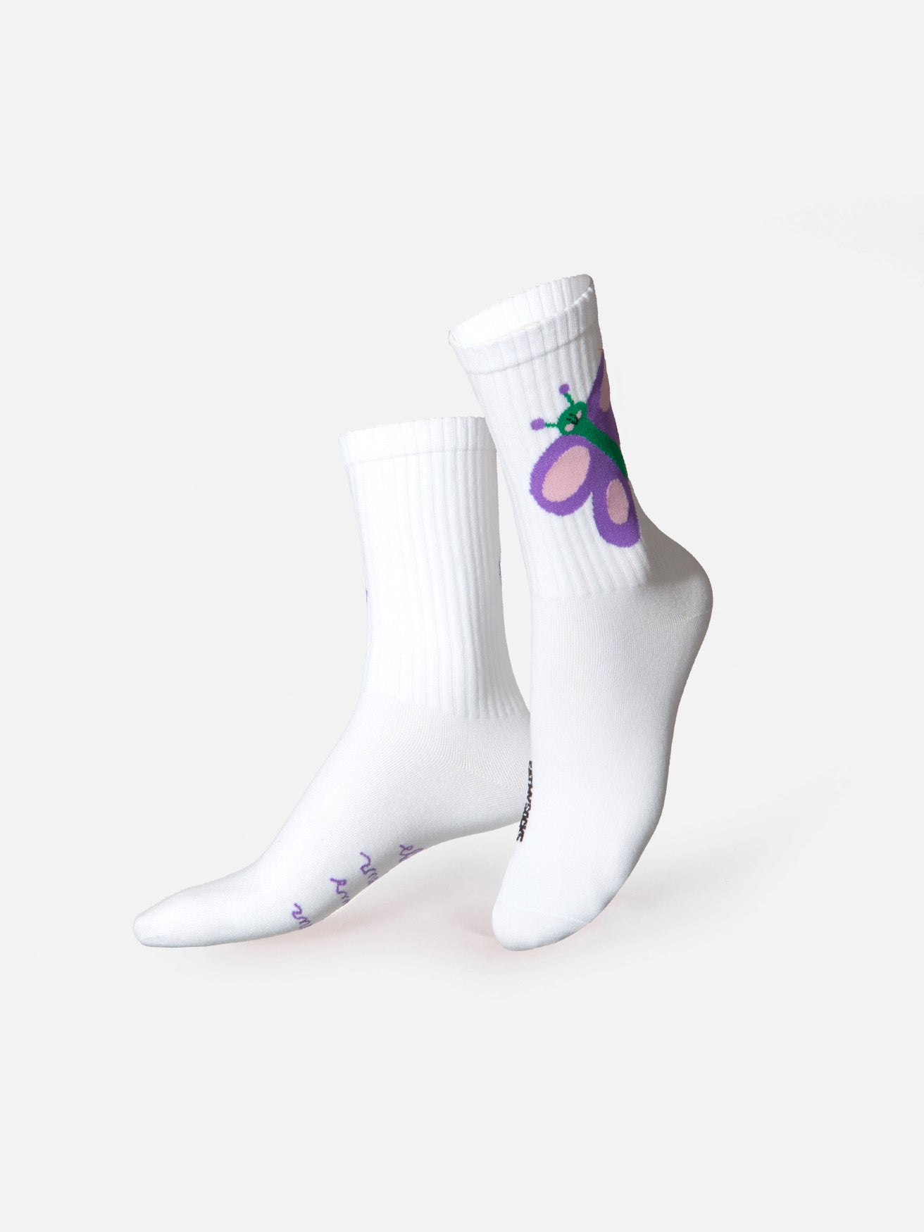 Butterfly Flat Socks
