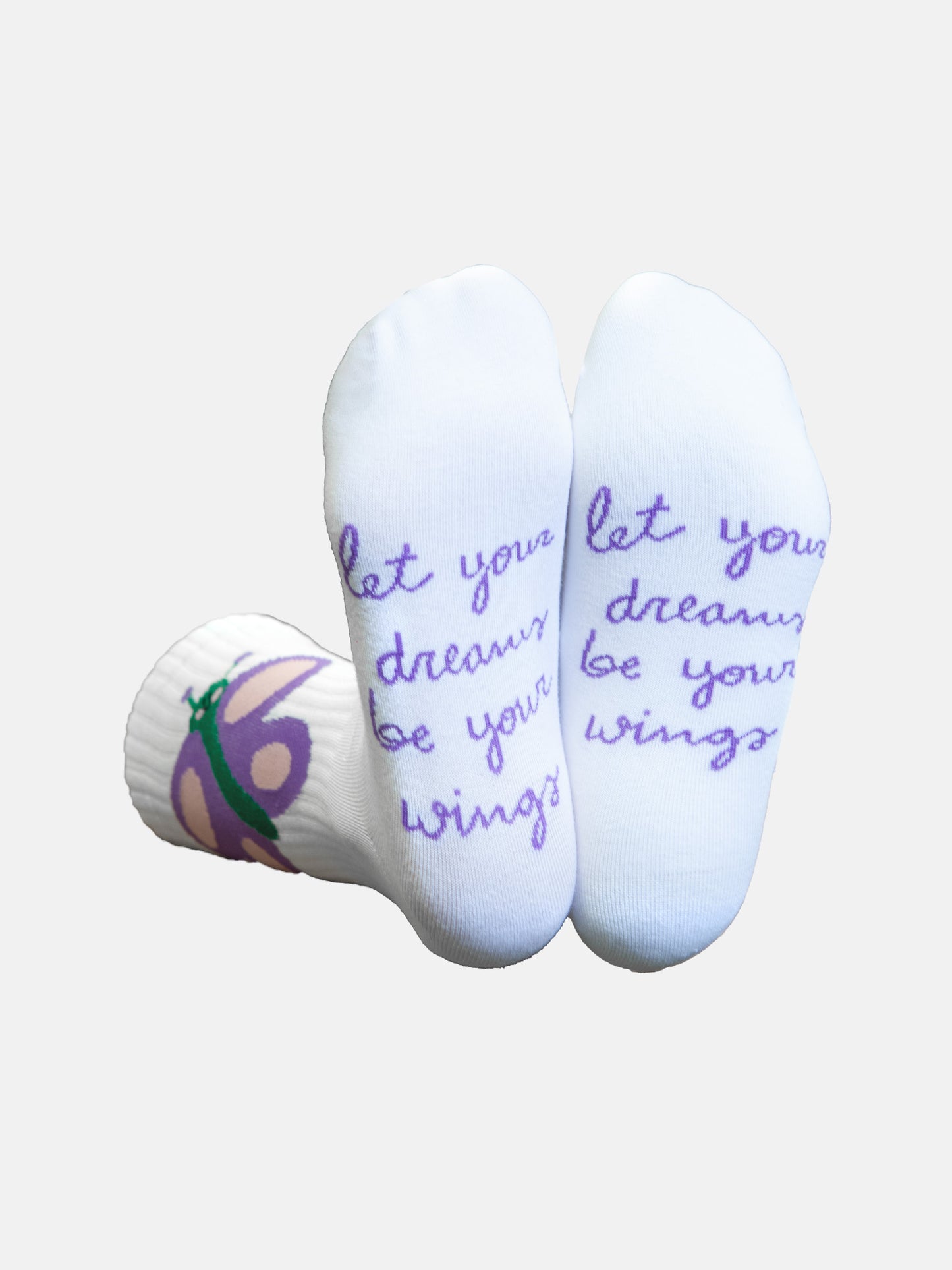 Butterfly Flat Socks