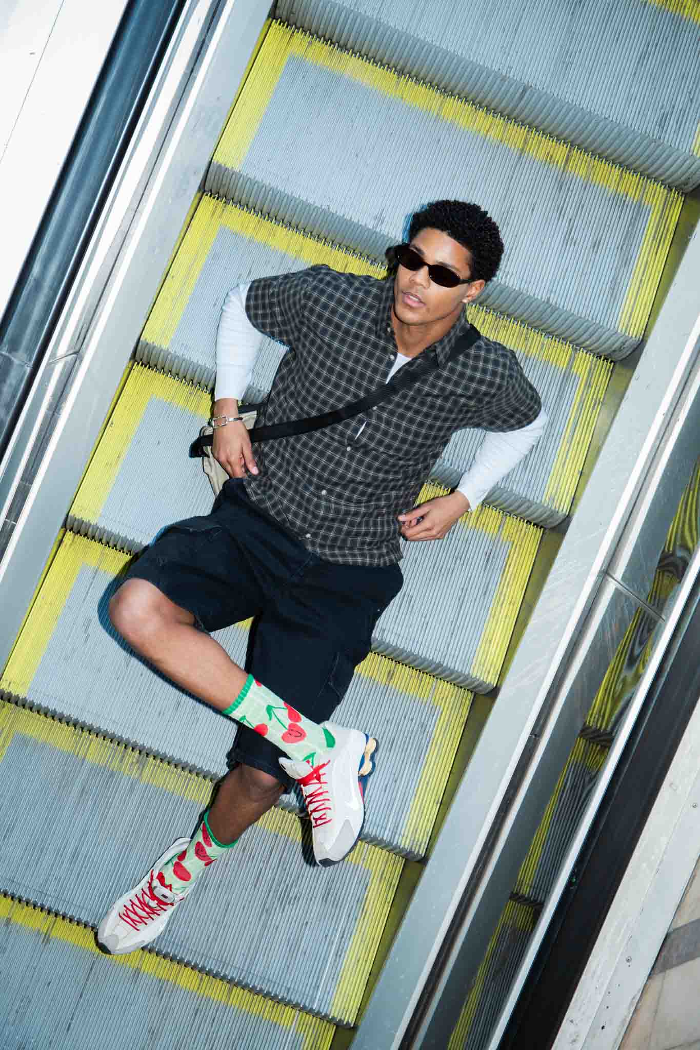 Cherry Flat Socks