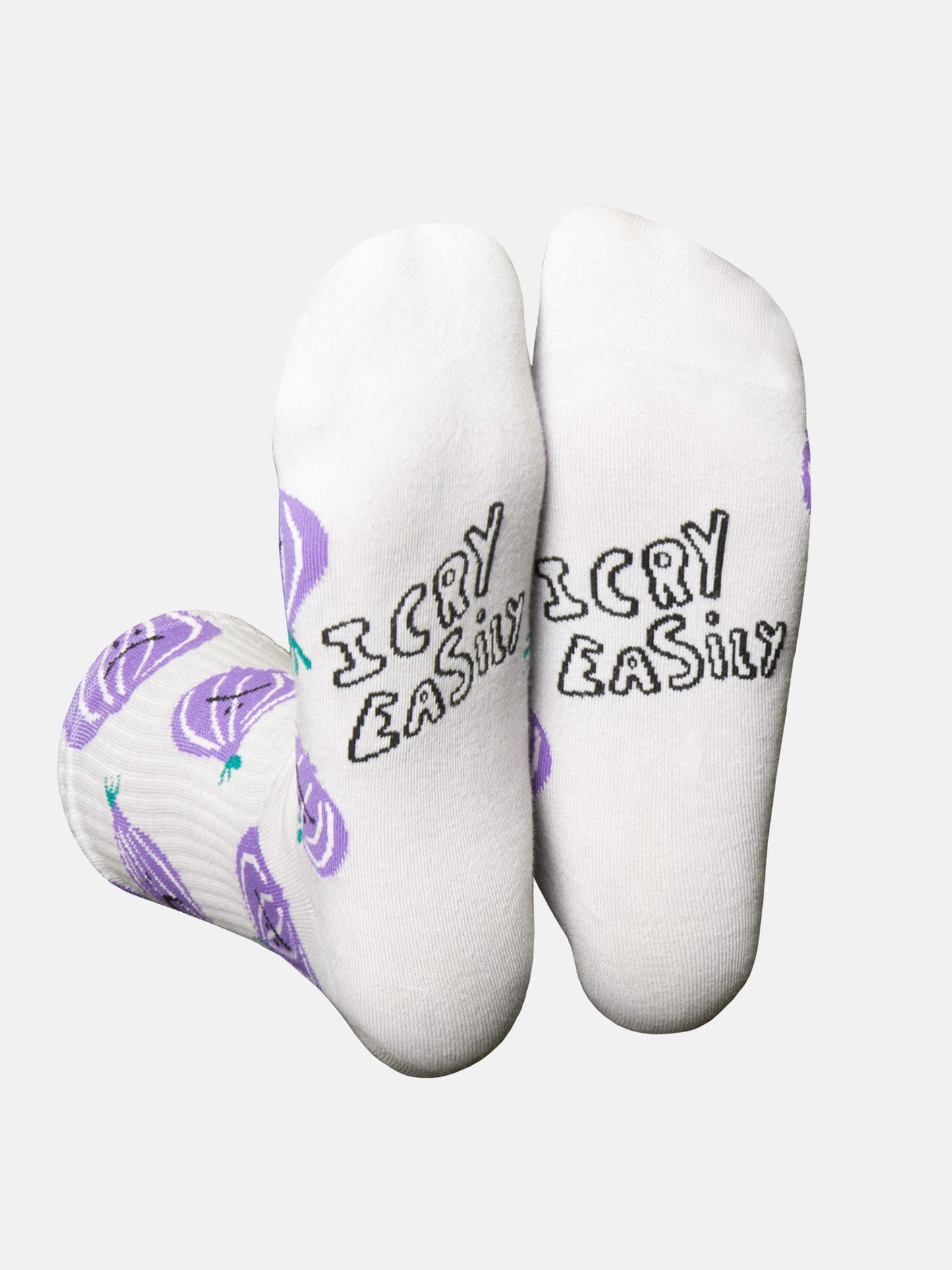 Crying Onions Flat Socks