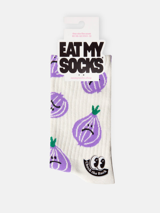 Crying Onions Flat Socks