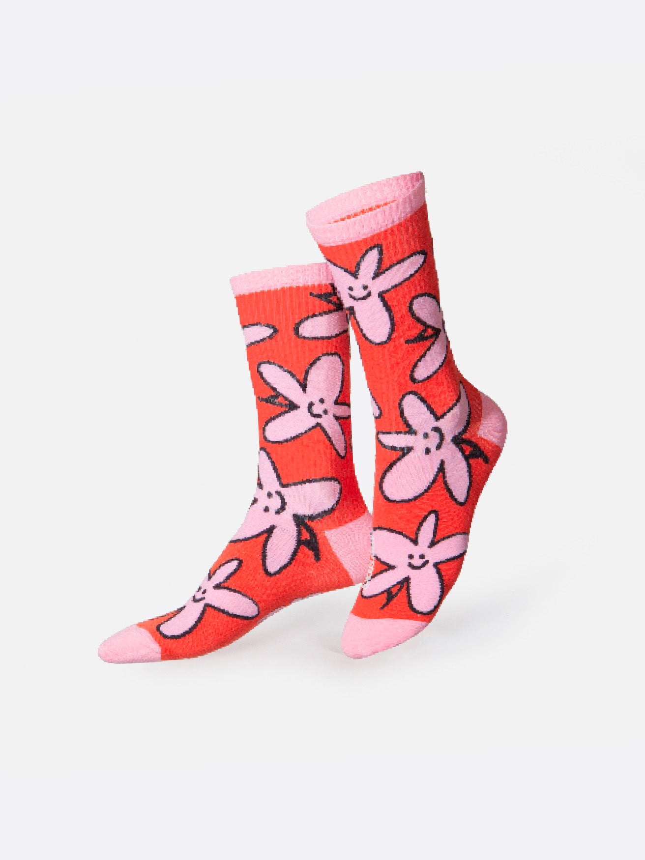 Daisy Flat Socks
