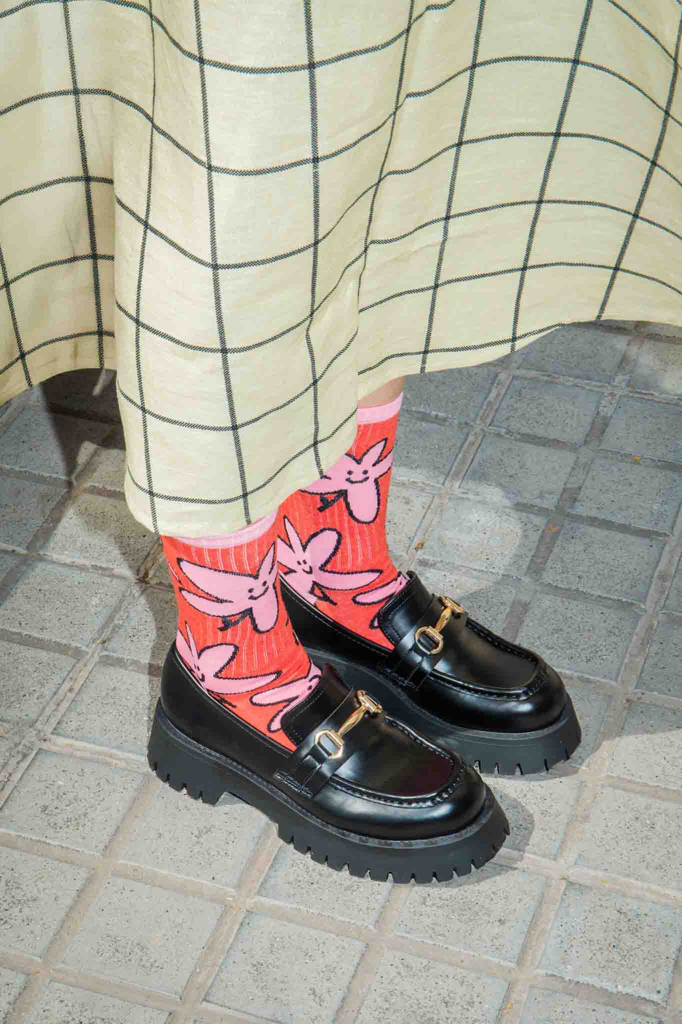 Daisy Flat Socks