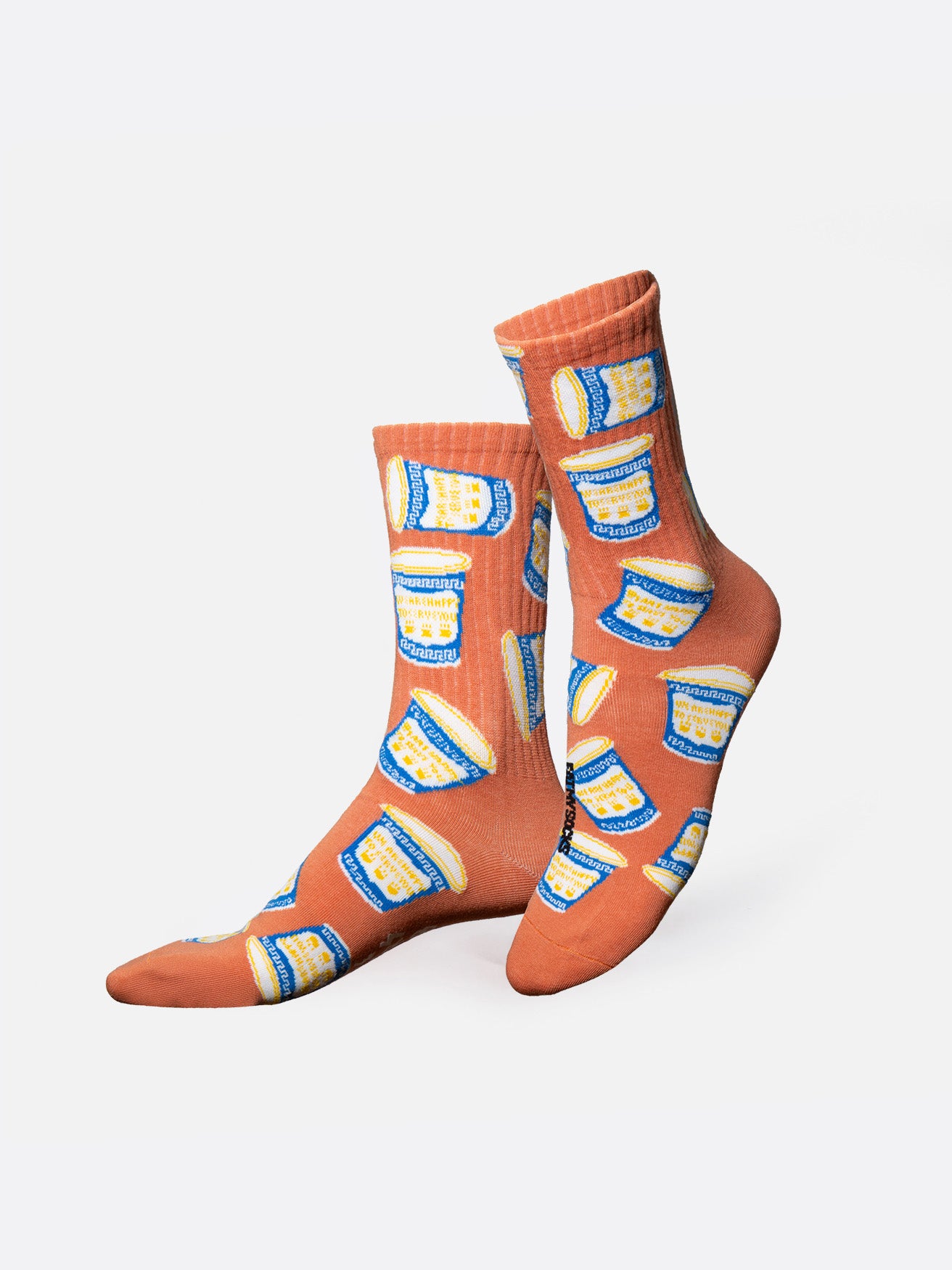 Happy To Serve You Flat Socks