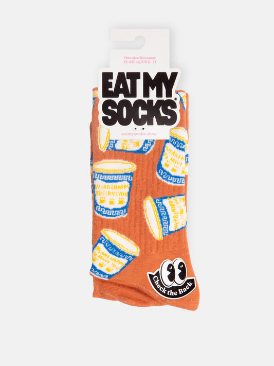 Happy To Serve You Flat Socks