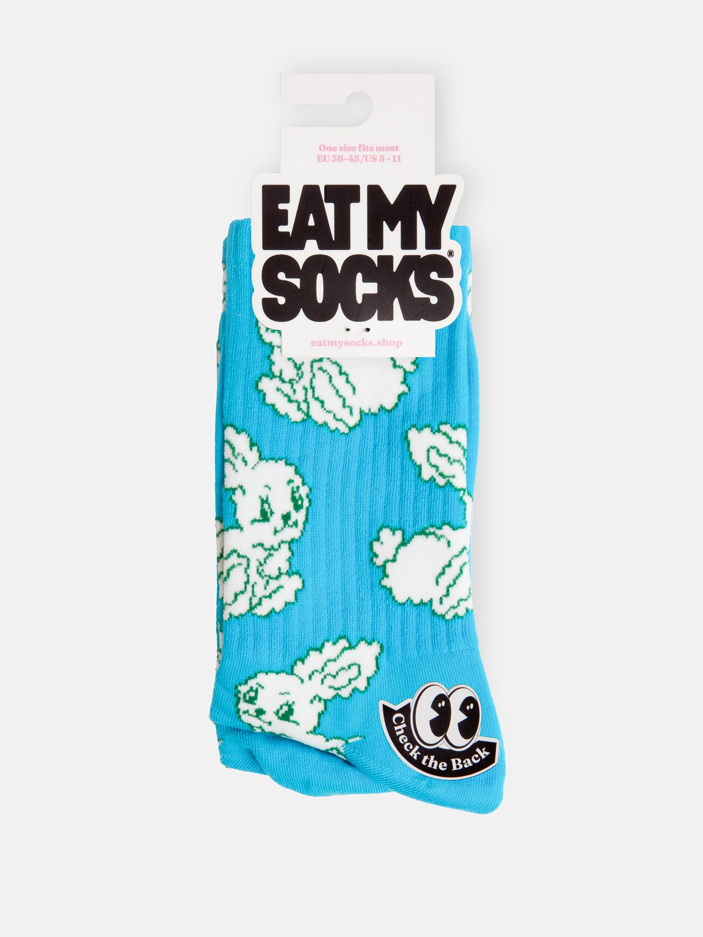 Late Bunny Flat Socks