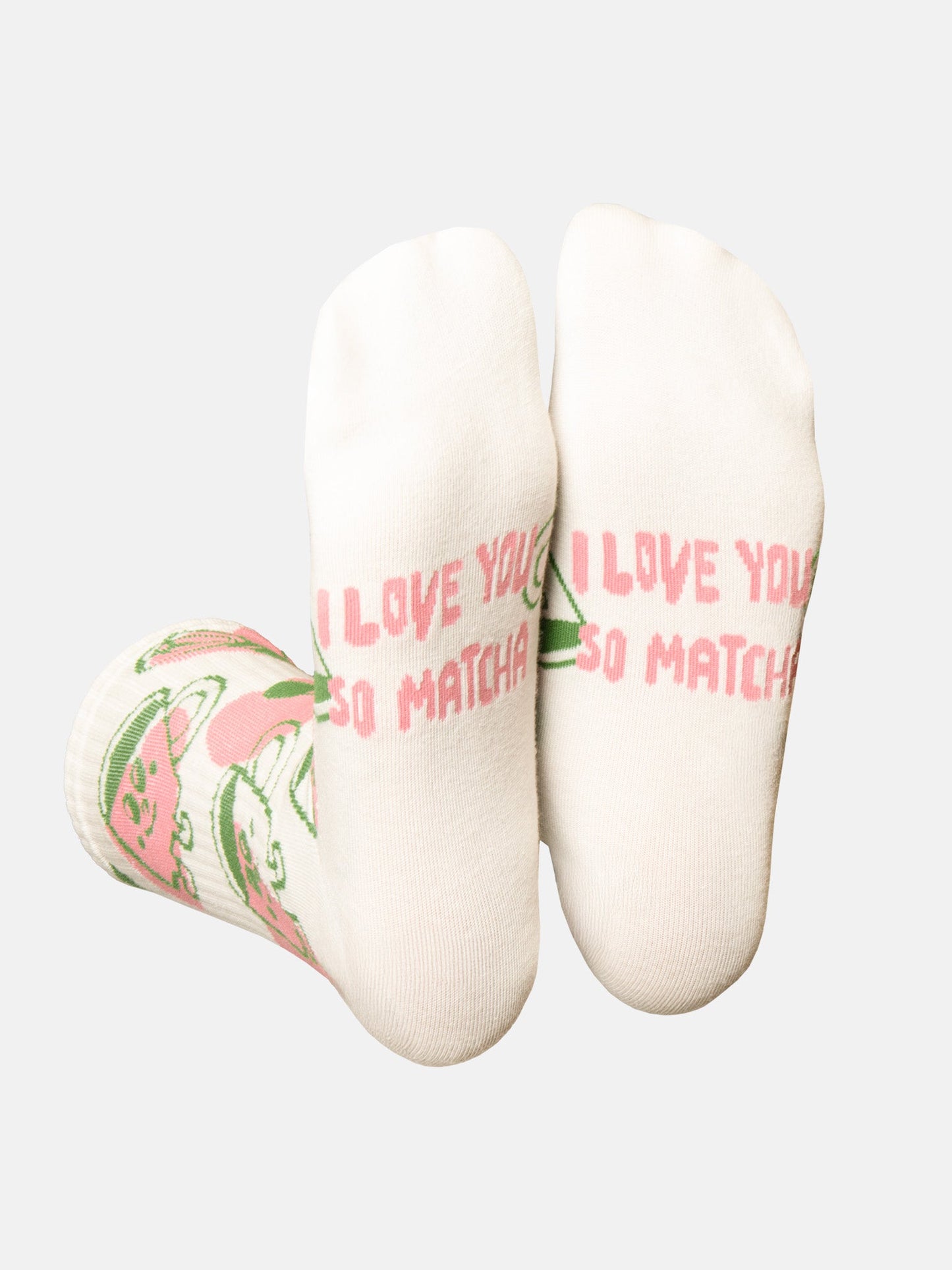 Matcha Lover Flat Socks
