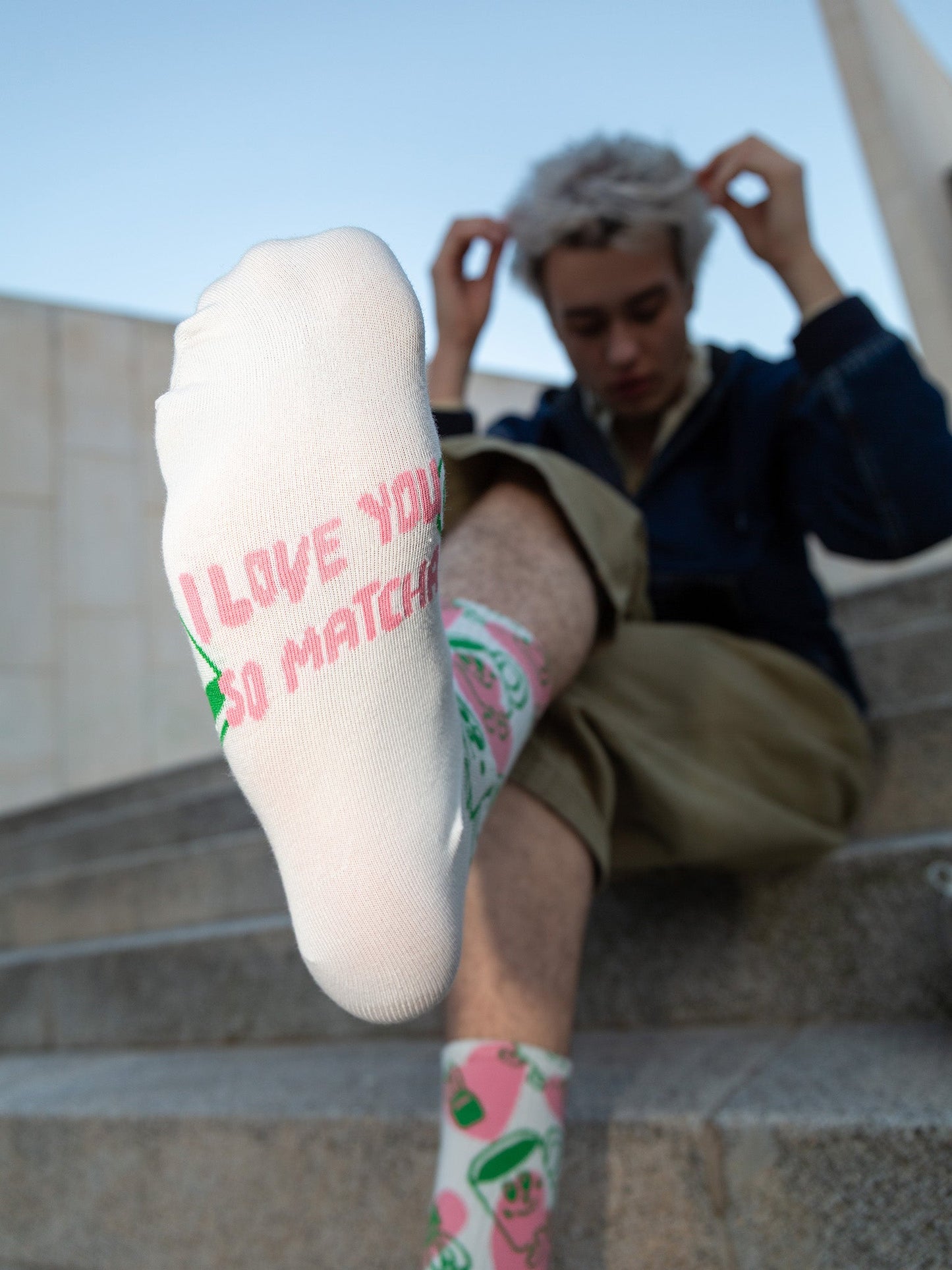 Matcha Lover Flat Socks
