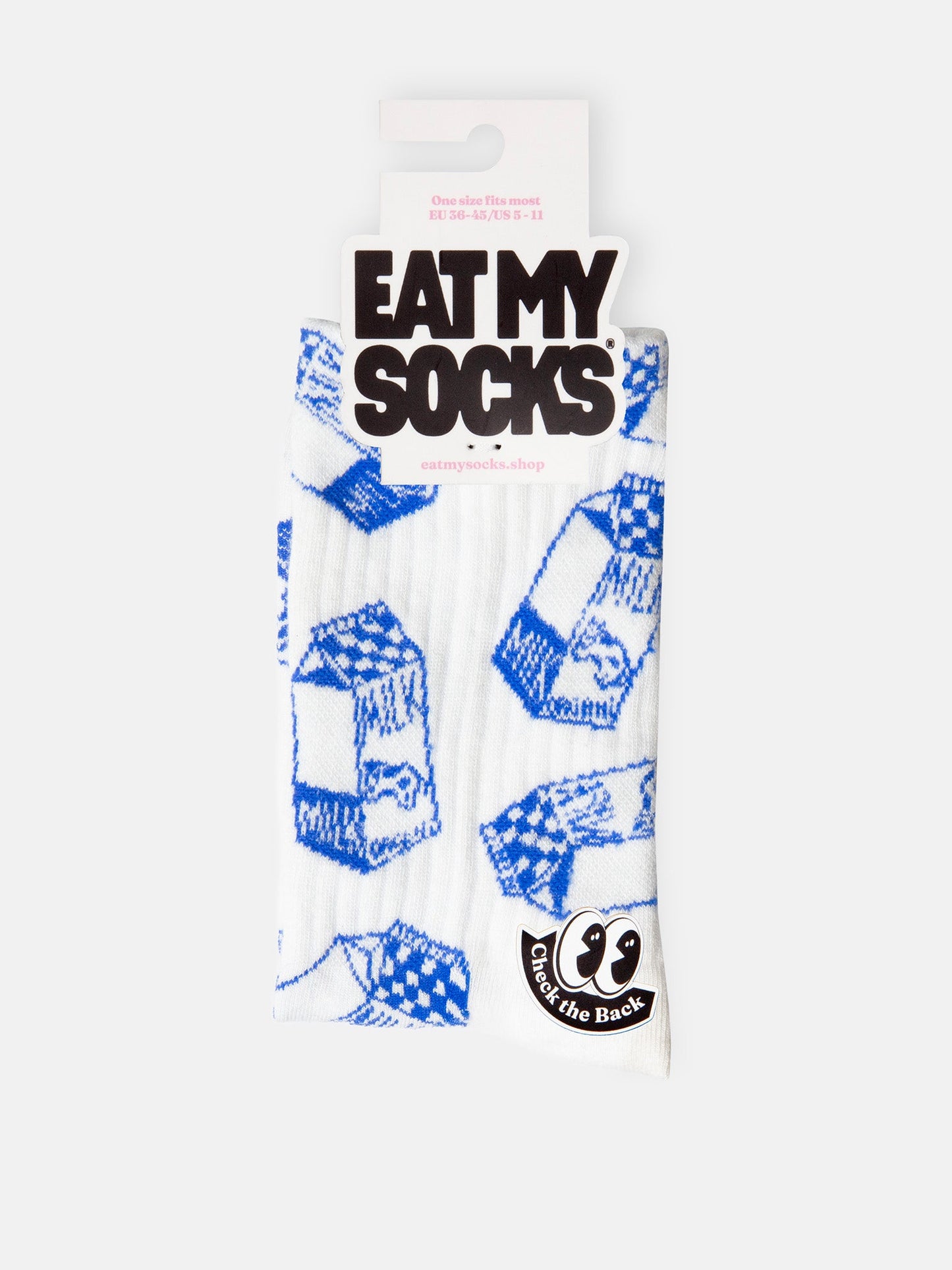 Milky Day Flat Socks