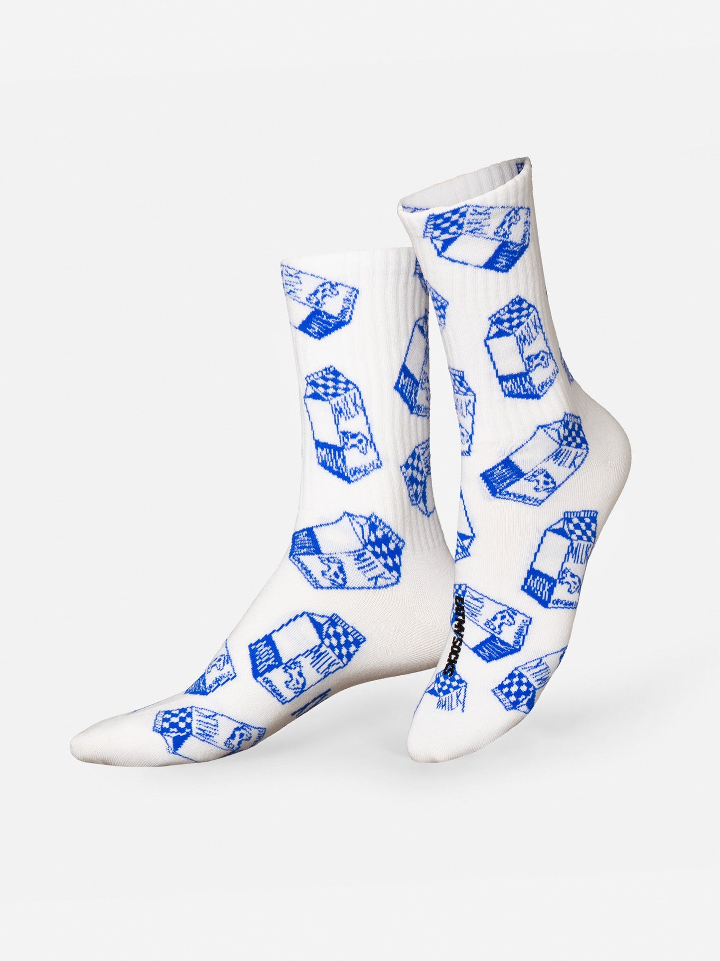 Milky Day Flat Socks