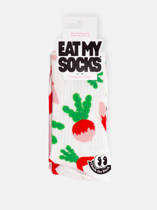 Radish Flat Socks