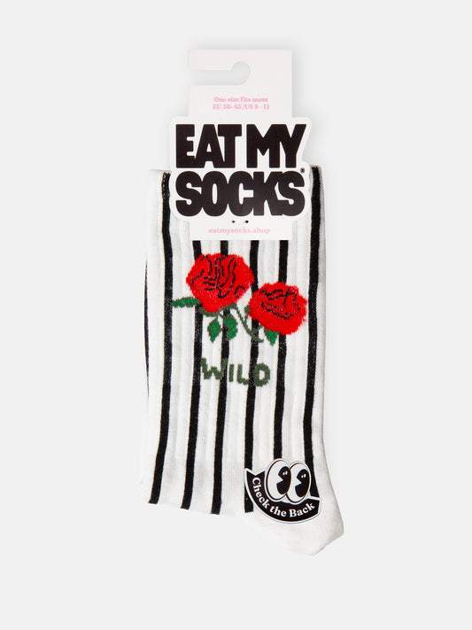 Rose Flat Socks