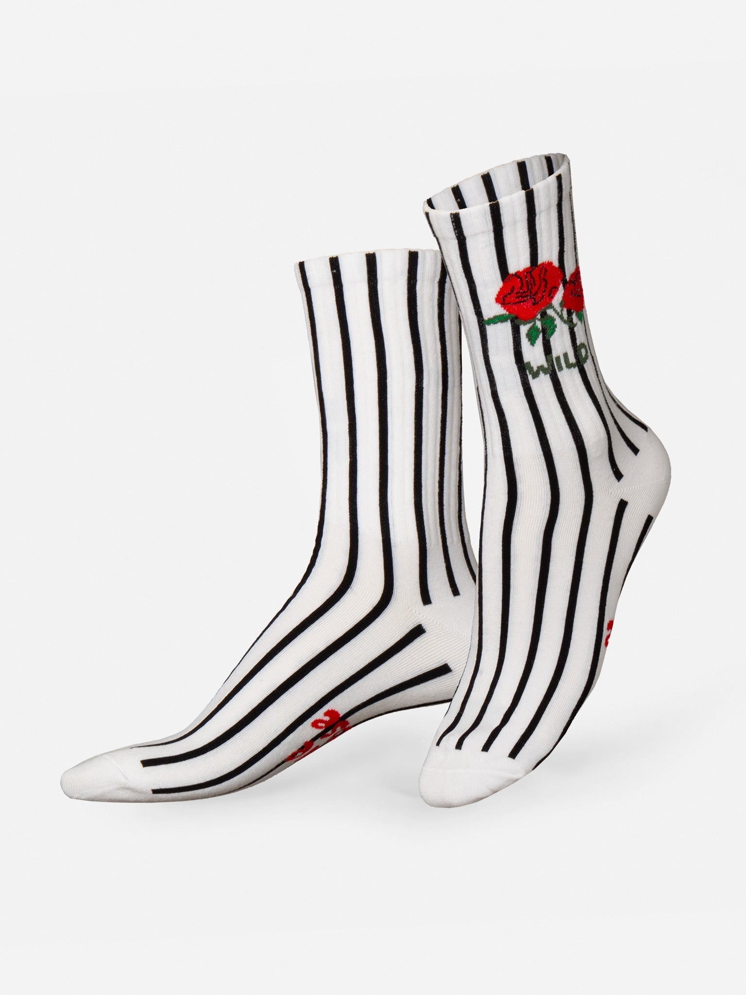 Rose Flat Socks