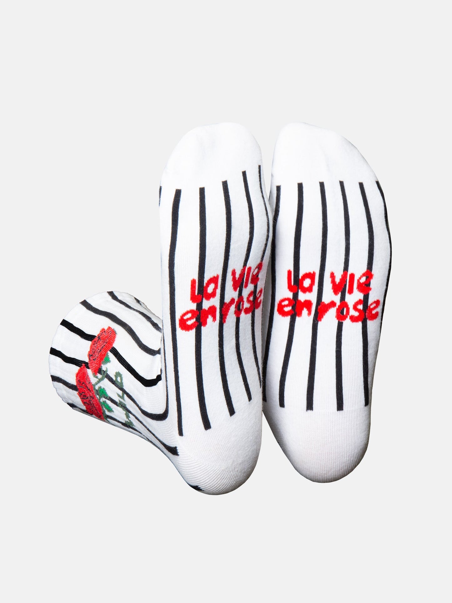 Rose Flat Socks