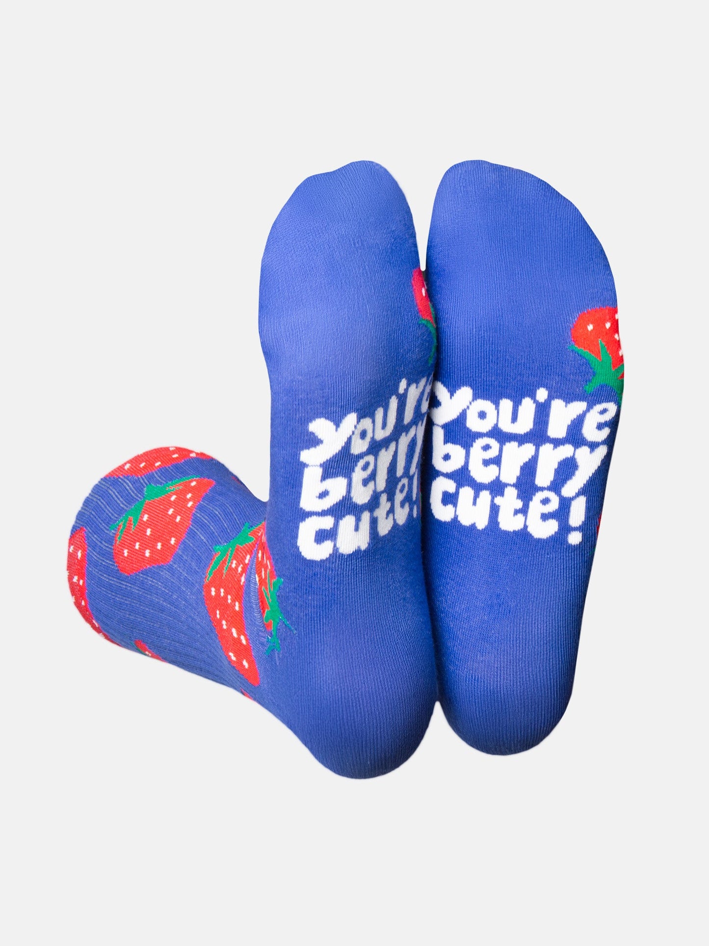 Strawberry Flat Socks