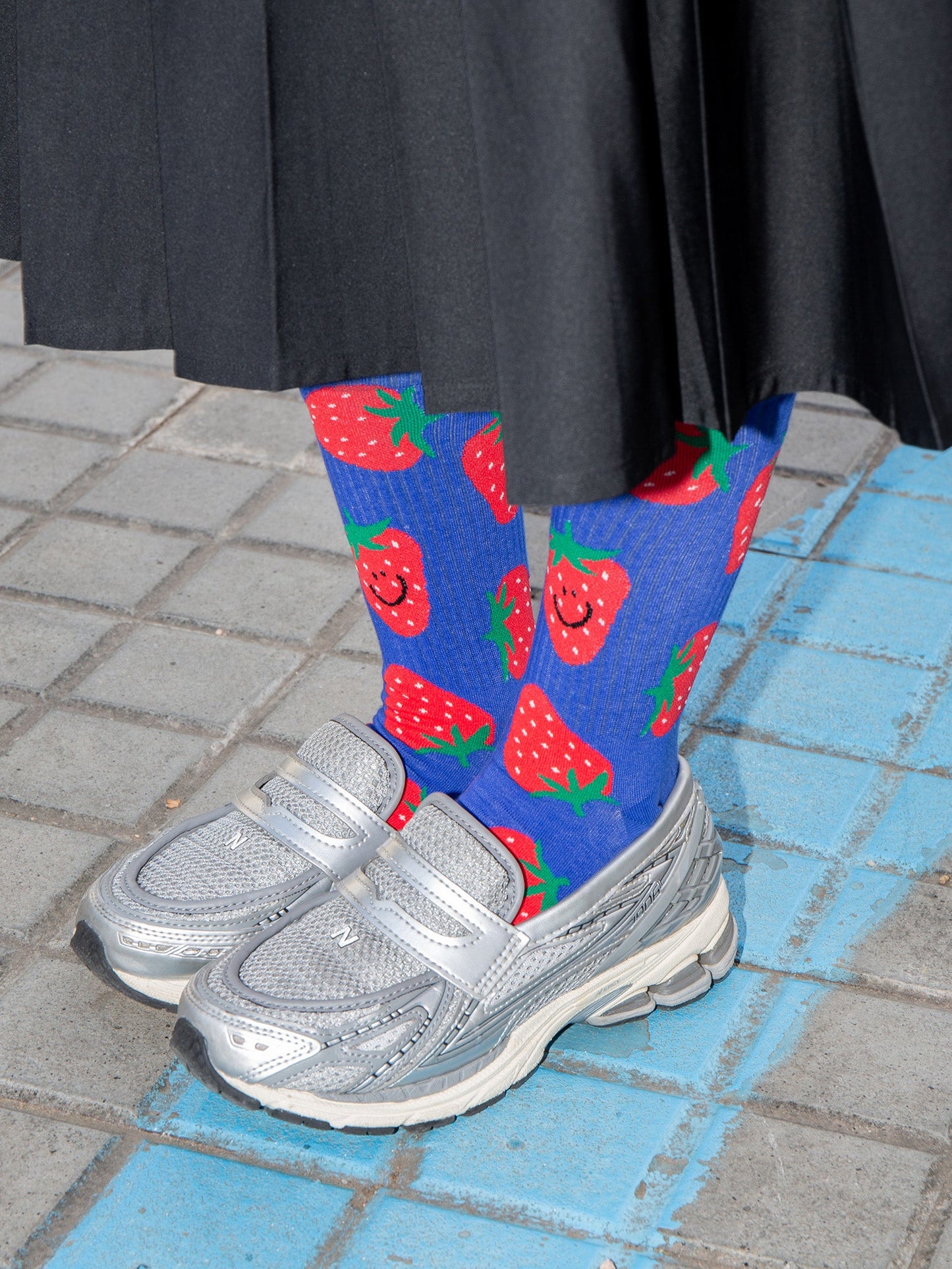 Strawberry Flat Socks