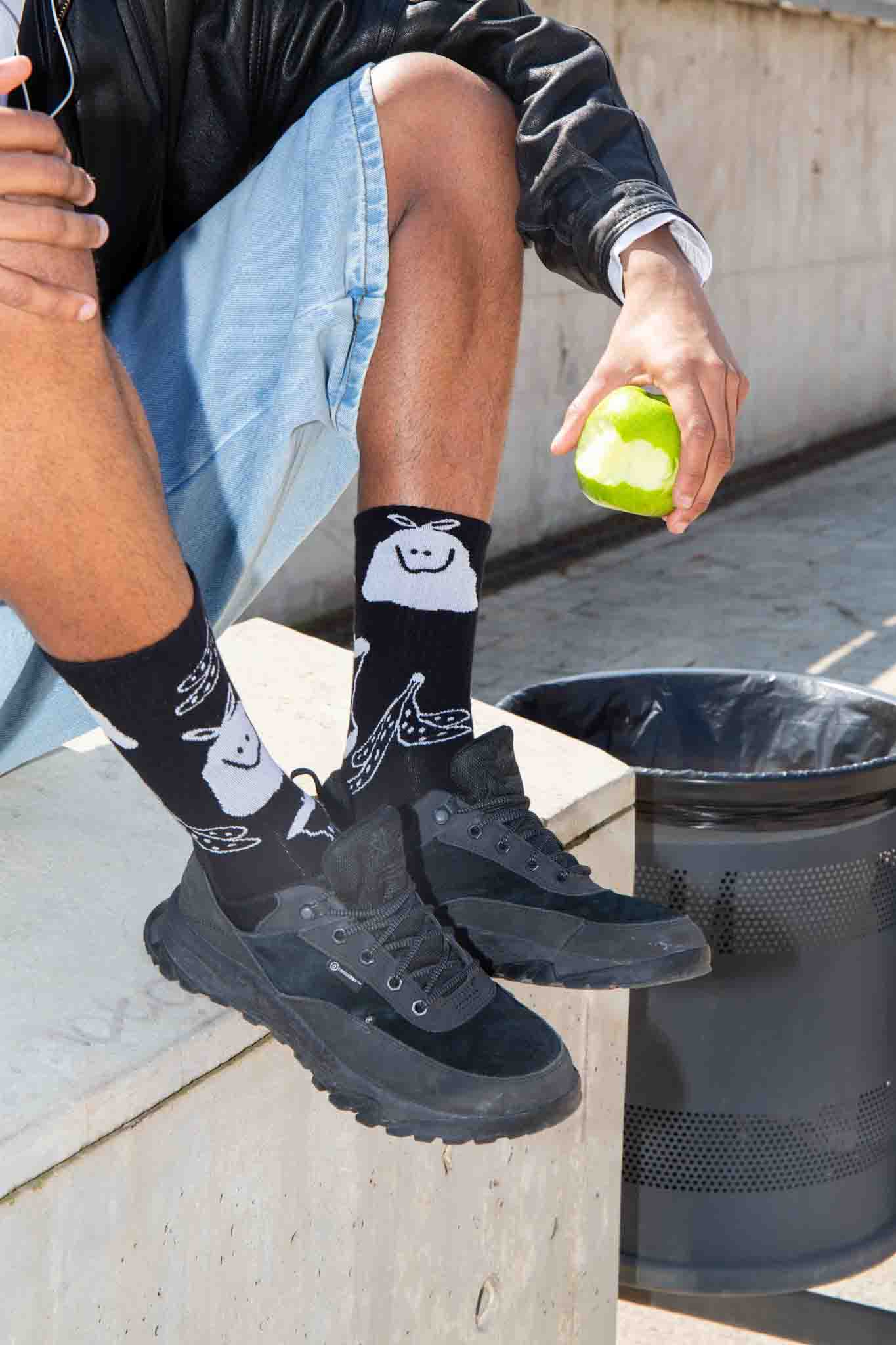 Trash Flat Socks