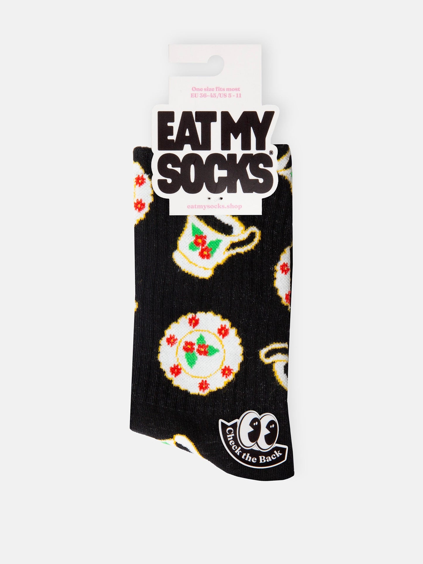 Tea Time Flat Socks