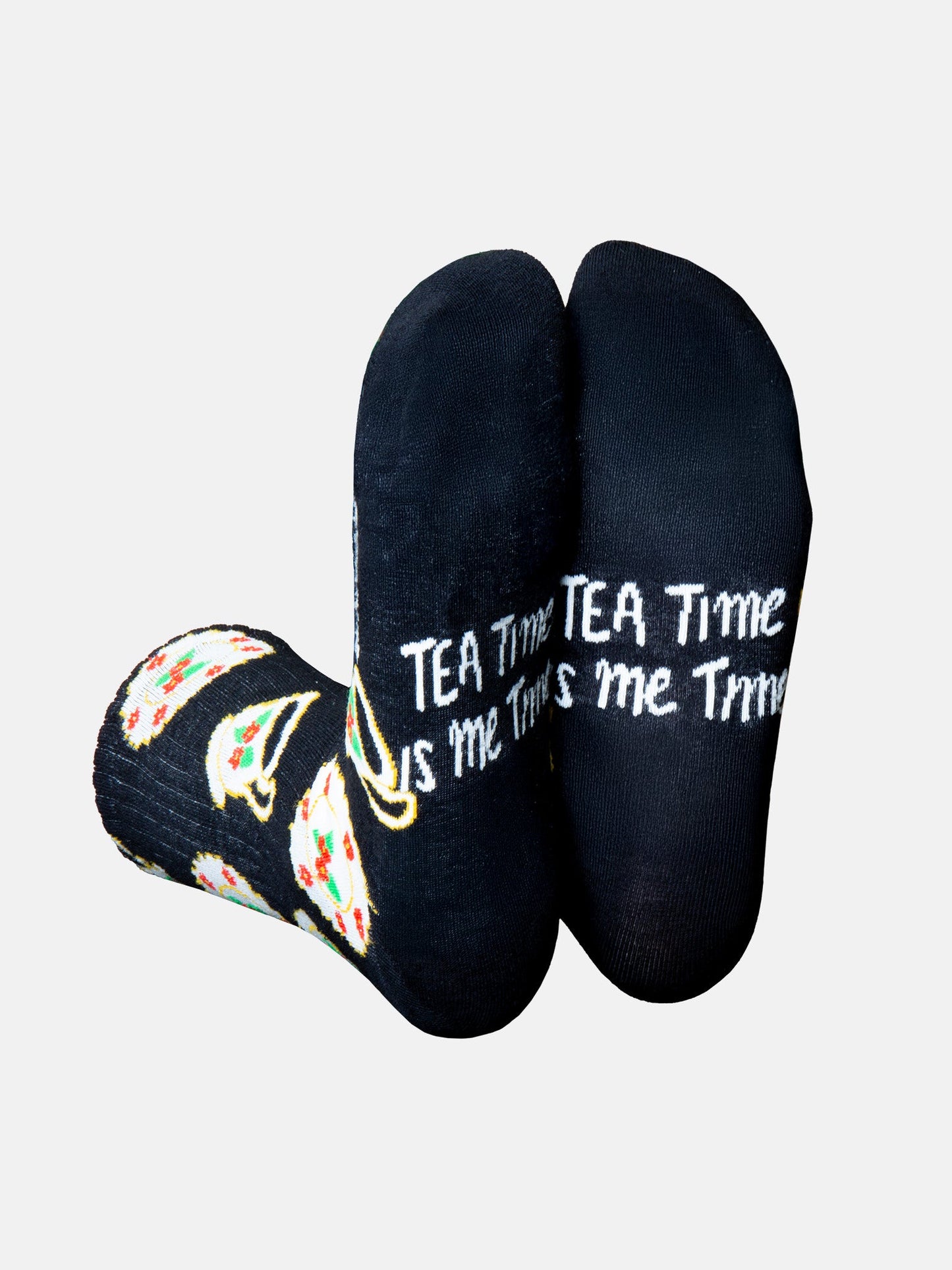 Tea Time Flat Socks